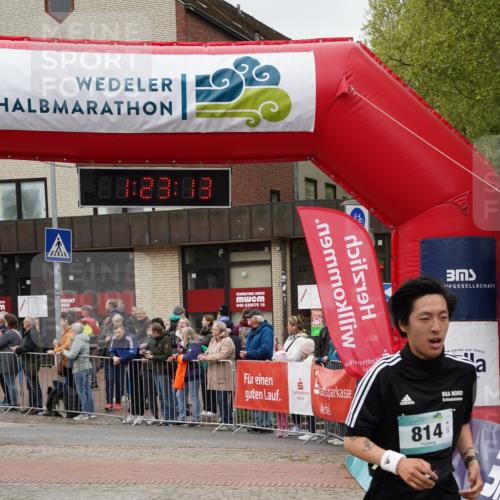 04.05.2025 - 8. Wedeler Halbmarathon Felixshl http://msf.ph/oto/7816853 04.05.2025 11:23:11 Ziel 814 meine-sportfotos.de