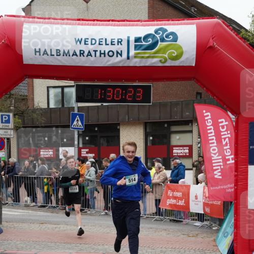 04.05.2025 - 8. Wedeler Halbmarathon Felixshl http://msf.ph/oto/7817461 04.05.2025 11:30:21 Ziel 514, 1111 meine-sportfotos.de