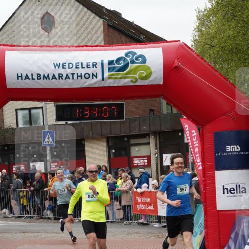 04.05.2025 - 8. Wedeler Halbmarathon Felixshl http://msf.ph/oto/7817862 04.05.2025 11:34:05 Ziel 204, 557, 820 meine-sportfotos.de