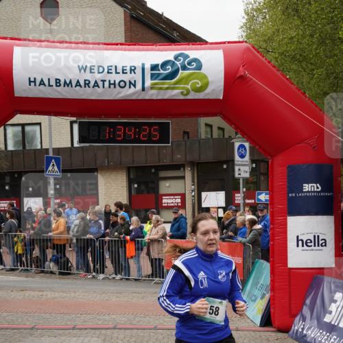 04.05.2025 - 8. Wedeler Halbmarathon Felixshl http://msf.ph/oto/7817883 04.05.2025 11:34:23 Ziel 58, 1060 meine-sportfotos.de