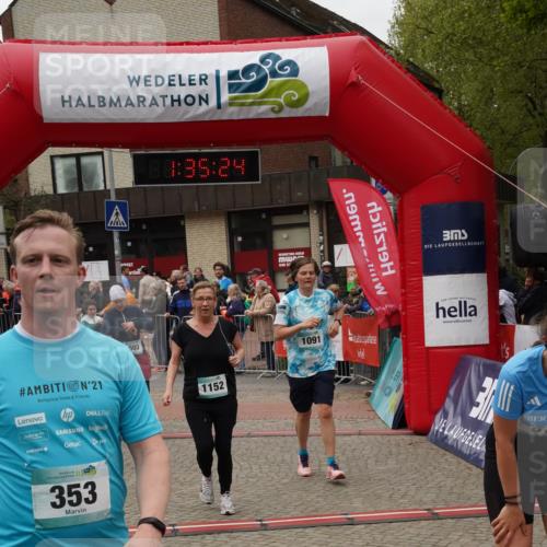 04.05.2025 - 8. Wedeler Halbmarathon Felixshl http://msf.ph/oto/7817975 04.05.2025 11:35:22 Ziel 226, 353, 603, 917, 1091, 1152, 1209 meine-sportfotos.de