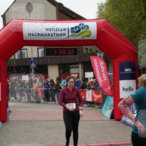 04.05.2025 - 8. Wedeler Halbmarathon Felixshl http://msf.ph/oto/7818281 04.05.2025 11:38:30 Ziel 524, 769, 971 meine-sportfotos.de