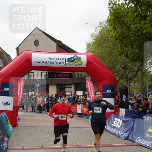 04.05.2025 - 8. Wedeler Halbmarathon Felixshl http://msf.ph/oto/7818317 04.05.2025 11:38:47 Ziel 476, 569 meine-sportfotos.de