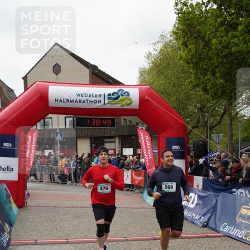 04.05.2025 - 8. Wedeler Halbmarathon Felixshl http://msf.ph/oto/7818318 04.05.2025 11:38:47 Ziel 476, 569 meine-sportfotos.de