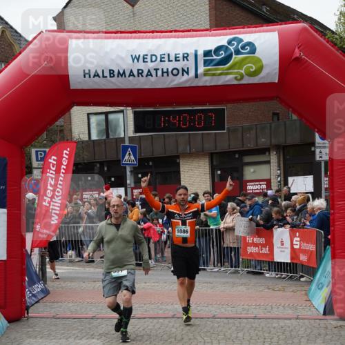 04.05.2025 - 8. Wedeler Halbmarathon Felixshl http://msf.ph/oto/7818417 04.05.2025 11:40:05 Ziel 331, 624 meine-sportfotos.de