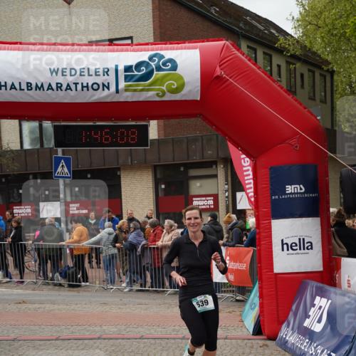 04.05.2025 - 8. Wedeler Halbmarathon Felixshl http://msf.ph/oto/7818962 04.05.2025 11:46:05 Ziel 539 meine-sportfotos.de