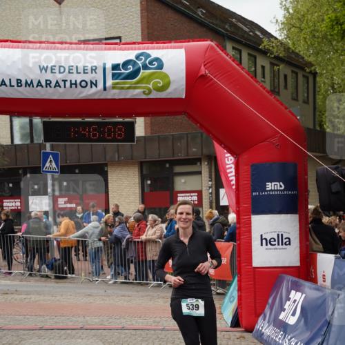 04.05.2025 - 8. Wedeler Halbmarathon Felixshl http://msf.ph/oto/7818964 04.05.2025 11:46:06 Ziel 539 meine-sportfotos.de