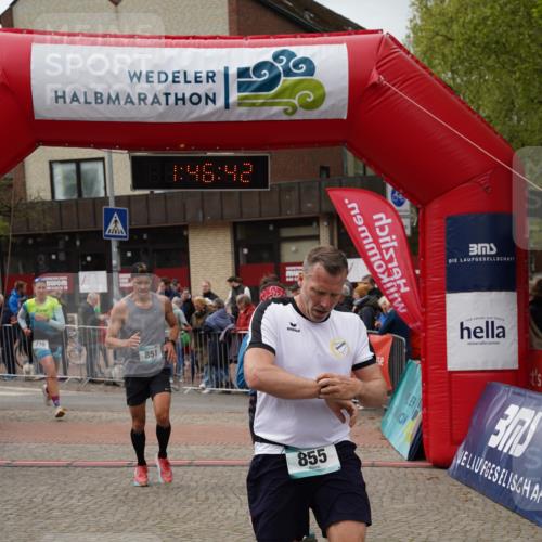 04.05.2025 - 8. Wedeler Halbmarathon Felixshl http://msf.ph/oto/7818998 04.05.2025 11:46:40 Ziel 770, 851, 855, 999, 1012 meine-sportfotos.de