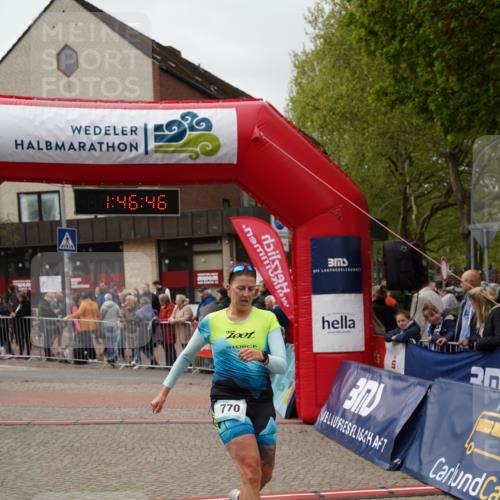 04.05.2025 - 8. Wedeler Halbmarathon Felixshl http://msf.ph/oto/7819007 04.05.2025 11:46:44 Ziel 487, 770, 851, 855, 999 meine-sportfotos.de