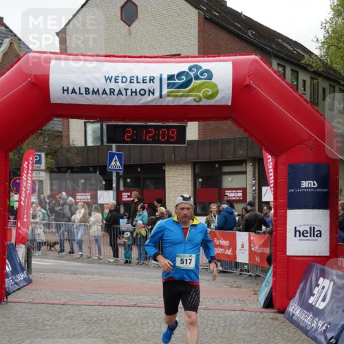 04.05.2025 - 8. Wedeler Halbmarathon Felixshl http://msf.ph/oto/7819306 04.05.2025 12:12:07 Ziel 517 meine-sportfotos.de