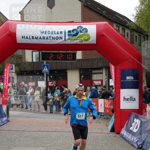 04.05.2025 - 8. Wedeler Halbmarathon Felixshl http://msf.ph/oto/7819307 04.05.2025 12:12:07 Ziel 517 meine-sportfotos.de