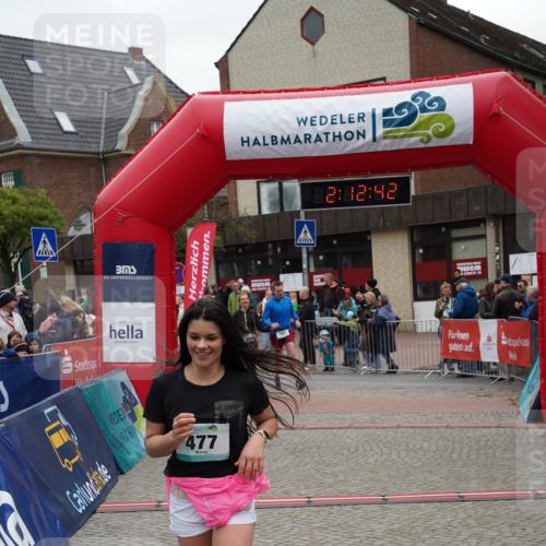 04.05.2025 - 8. Wedeler Halbmarathon Felixshl http://msf.ph/oto/7819417 04.05.2025 12:12:40 Ziel 183, 205, 477 meine-sportfotos.de