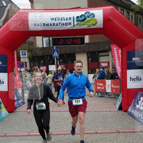04.05.2025 - 8. Wedeler Halbmarathon Felixshl http://msf.ph/oto/7819449 04.05.2025 12:12:44 Ziel 183, 205, 223, 261, 477 meine-sportfotos.de