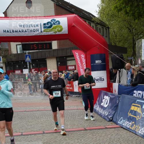 04.05.2025 - 8. Wedeler Halbmarathon Felixshl http://msf.ph/oto/7819842 04.05.2025 11:51:09 Ziel 400, 528, 731 meine-sportfotos.de