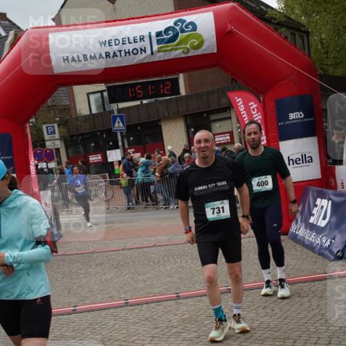 04.05.2025 - 8. Wedeler Halbmarathon Felixshl http://msf.ph/oto/7819845 04.05.2025 11:51:10 Ziel 295, 400, 528, 731 meine-sportfotos.de