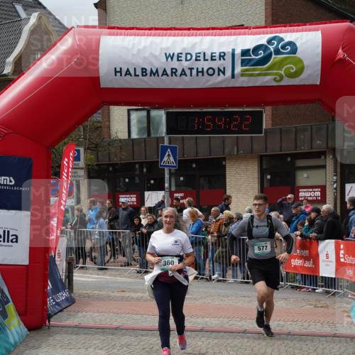 04.05.2025 - 8. Wedeler Halbmarathon Felixshl http://msf.ph/oto/7820059 04.05.2025 11:54:20 Ziel 360, 577, 1013 meine-sportfotos.de