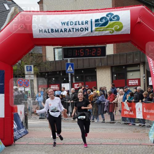 04.05.2025 - 8. Wedeler Halbmarathon Felixshl http://msf.ph/oto/7821181 04.05.2025 11:57:21 Ziel 230, 231, 568 meine-sportfotos.de