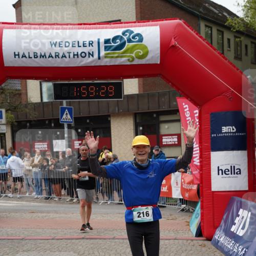 04.05.2025 - 8. Wedeler Halbmarathon Felixshl http://msf.ph/oto/7823470 04.05.2025 11:59:27 Ziel 140, 216 meine-sportfotos.de