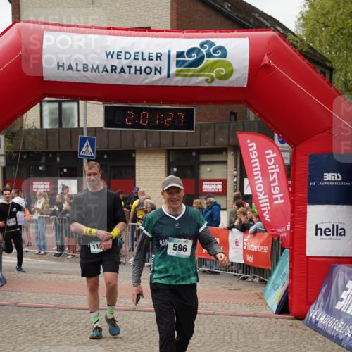 04.05.2025 - 8. Wedeler Halbmarathon Felixshl http://msf.ph/oto/7825282 04.05.2025 12:01:25 Ziel 596, 768, 1110, 1148 meine-sportfotos.de