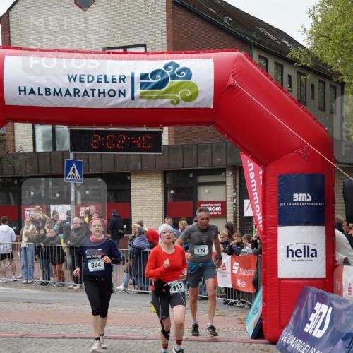 04.05.2025 - 8. Wedeler Halbmarathon Felixshl http://msf.ph/oto/7825760 04.05.2025 12:02:37 Ziel 172, 313, 384 meine-sportfotos.de