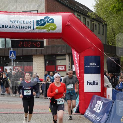 04.05.2025 - 8. Wedeler Halbmarathon Felixshl http://msf.ph/oto/7825796 04.05.2025 12:02:38 Ziel 172, 313, 384 meine-sportfotos.de