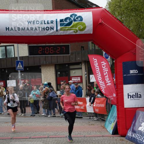 04.05.2025 - 8. Wedeler Halbmarathon Felixshl http://msf.ph/oto/7828330 04.05.2025 12:06:25 Ziel 142, 200, 431 meine-sportfotos.de