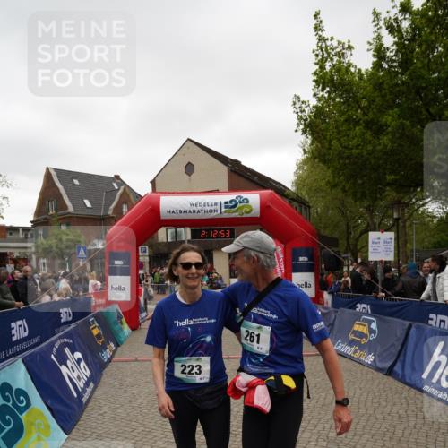 04.05.2025 - 8. Wedeler Halbmarathon Felixshl http://msf.ph/oto/7831815 04.05.2025 12:12:50 Ziel 223, 261 meine-sportfotos.de