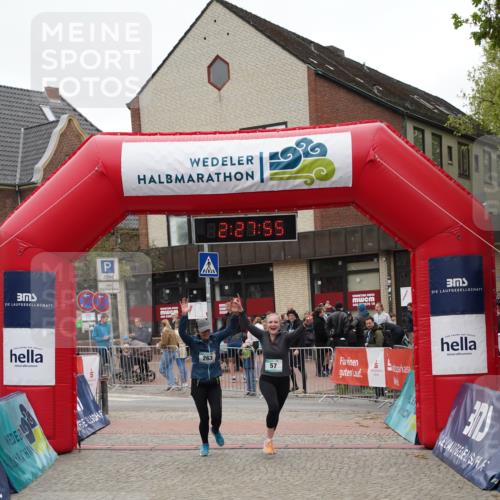 04.05.2025 - 8. Wedeler Halbmarathon Felixshl http://msf.ph/oto/7837400 04.05.2025 12:27:53 Ziel 57, 263 meine-sportfotos.de