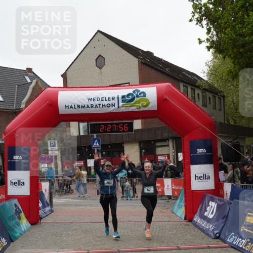 04.05.2025 - 8. Wedeler Halbmarathon Felixshl http://msf.ph/oto/7837425 04.05.2025 12:27:54 Ziel 57, 263 meine-sportfotos.de
