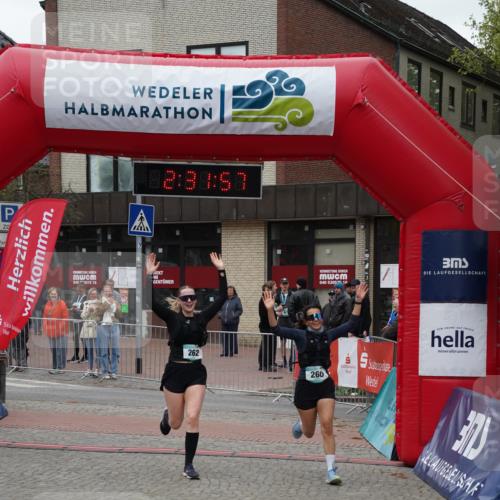 04.05.2025 - 8. Wedeler Halbmarathon Felixshl http://msf.ph/oto/7838959 04.05.2025 12:31:55 Ziel 260, 262 meine-sportfotos.de