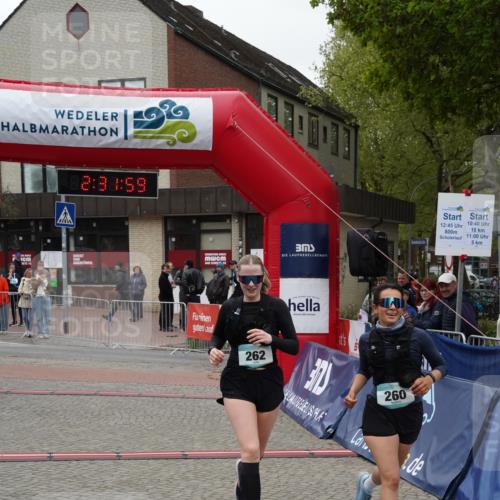 04.05.2025 - 8. Wedeler Halbmarathon Felixshl http://msf.ph/oto/7839044 04.05.2025 12:31:57 Ziel 260, 262 meine-sportfotos.de