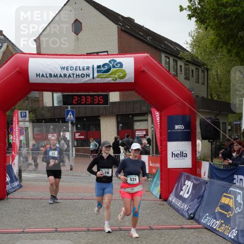 04.05.2025 - 8. Wedeler Halbmarathon Felixshl http://msf.ph/oto/7839203 04.05.2025 12:33:33 Ziel 53, 516, 531 meine-sportfotos.de