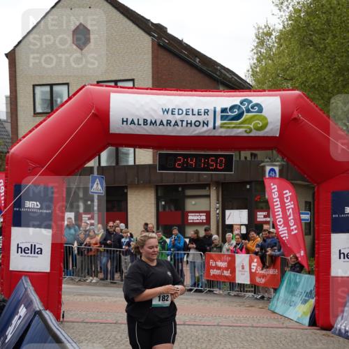 04.05.2025 - 8. Wedeler Halbmarathon Felixshl http://msf.ph/oto/7841089 04.05.2025 12:41:47 Ziel 182 meine-sportfotos.de