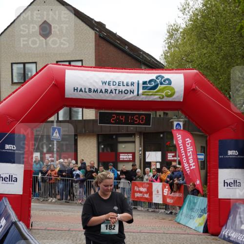 04.05.2025 - 8. Wedeler Halbmarathon Felixshl http://msf.ph/oto/7841112 04.05.2025 12:41:48 Ziel 182 meine-sportfotos.de