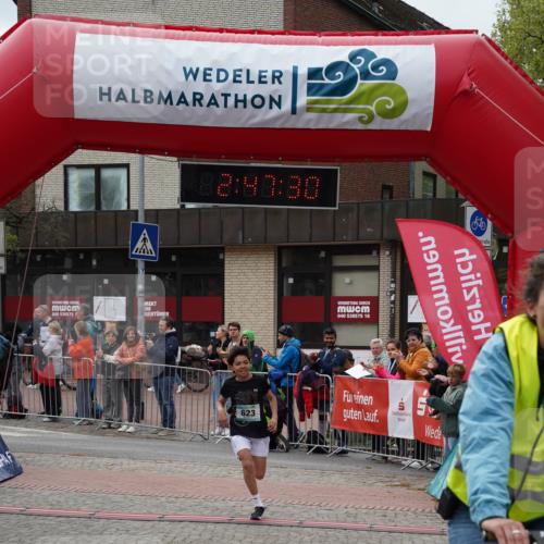 04.05.2025 - 8. Wedeler Halbmarathon Felixshl http://msf.ph/oto/7841223 04.05.2025 12:47:27 Ziel 623 meine-sportfotos.de
