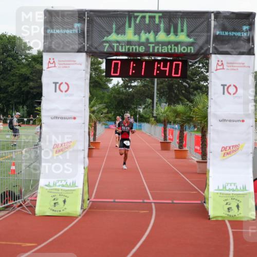 15.06.2025 - 7 Türme Triathlon Michael Strokosch http://msf.ph/oto/7929391 15.06.2025 10:11:41 Ziel 35 meine-sportfotos.de