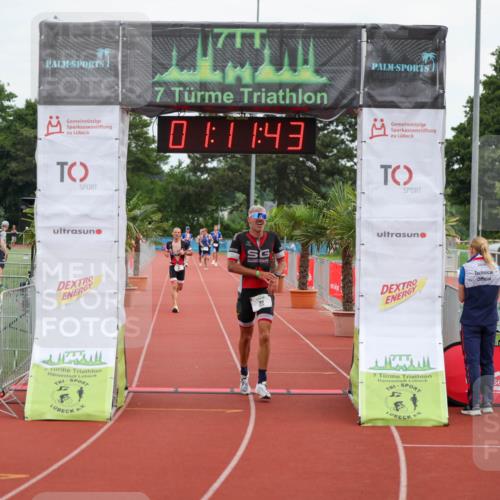 15.06.2025 - 7 Türme Triathlon Michael Strokosch http://msf.ph/oto/7929397 15.06.2025 10:11:43 Ziel 32, 35 meine-sportfotos.de