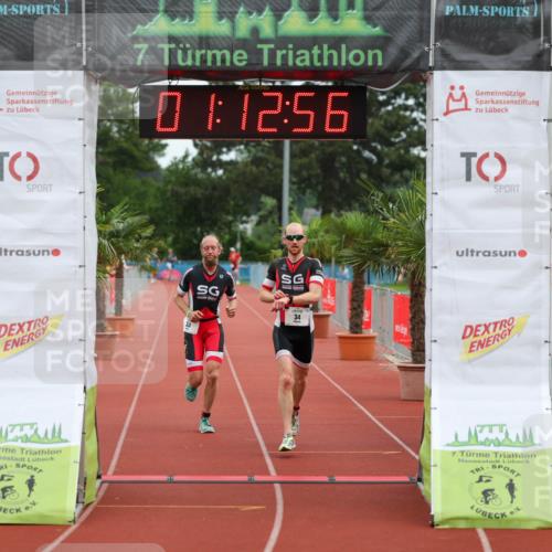 15.06.2025 - 7 Türme Triathlon Michael Strokosch http://msf.ph/oto/7929440 15.06.2025 10:12:57 Ziel 33, 34 meine-sportfotos.de