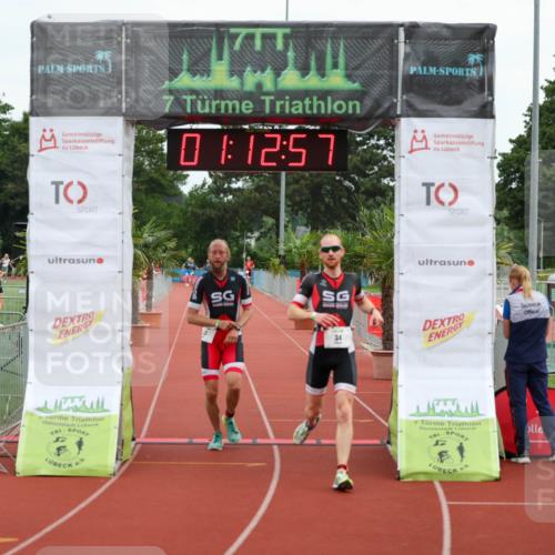15.06.2025 - 7 Türme Triathlon Michael Strokosch http://msf.ph/oto/7929443 15.06.2025 10:12:58 Ziel 33, 34 meine-sportfotos.de