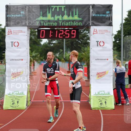 15.06.2025 - 7 Türme Triathlon Michael Strokosch http://msf.ph/oto/7929446 15.06.2025 10:12:59 Ziel 33, 34 meine-sportfotos.de