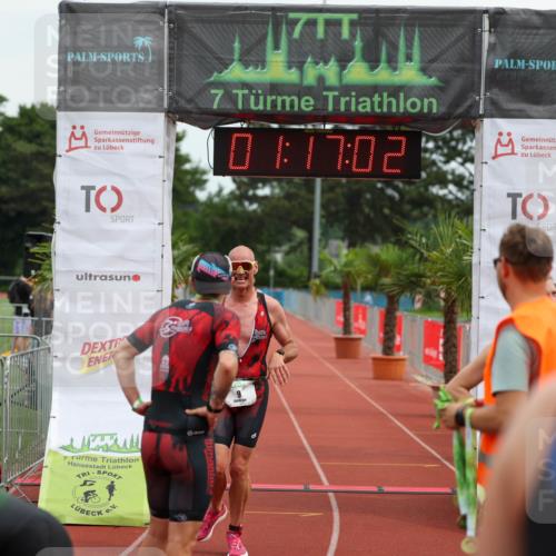 15.06.2025 - 7 Türme Triathlon Michael Strokosch http://msf.ph/oto/7929616 15.06.2025 10:17:03 Ziel 7, 9 meine-sportfotos.de