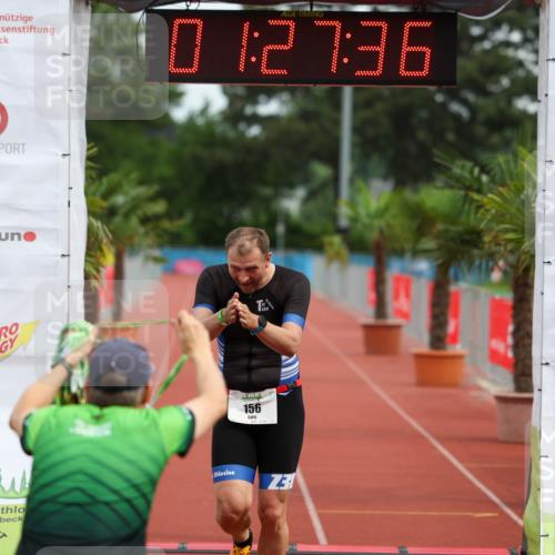 15.06.2025 - 7 Türme Triathlon Michael Strokosch http://msf.ph/oto/7929843 15.06.2025 10:27:37 Ziel 156 meine-sportfotos.de