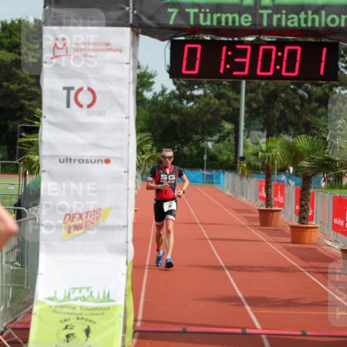 15.06.2025 - 7 Türme Triathlon Michael Strokosch http://msf.ph/oto/7929872 15.06.2025 10:30:02 Ziel 80 meine-sportfotos.de