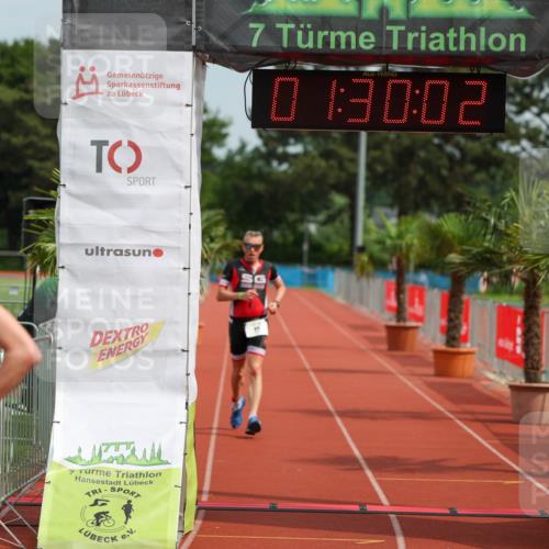15.06.2025 - 7 Türme Triathlon Michael Strokosch http://msf.ph/oto/7929874 15.06.2025 10:30:02 Ziel 80 meine-sportfotos.de