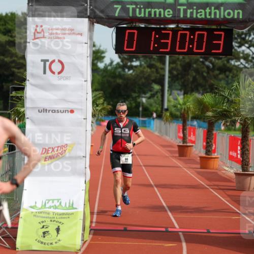 15.06.2025 - 7 Türme Triathlon Michael Strokosch http://msf.ph/oto/7929876 15.06.2025 10:30:03 Ziel 80 meine-sportfotos.de