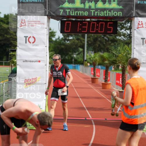 15.06.2025 - 7 Türme Triathlon Michael Strokosch http://msf.ph/oto/7929884 15.06.2025 10:30:06 Ziel 80 meine-sportfotos.de
