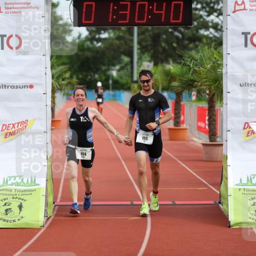 15.06.2025 - 7 Türme Triathlon Michael Strokosch http://msf.ph/oto/7929894 15.06.2025 10:30:41 Ziel 154, 155 meine-sportfotos.de