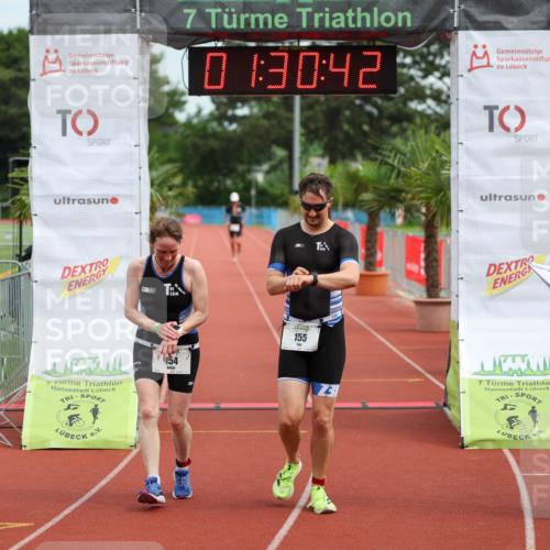 15.06.2025 - 7 Türme Triathlon Michael Strokosch http://msf.ph/oto/7929901 15.06.2025 10:30:42 Ziel 154, 155 meine-sportfotos.de