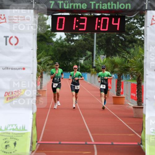 15.06.2025 - 7 Türme Triathlon Michael Strokosch http://msf.ph/oto/7929915 15.06.2025 10:31:04 Ziel 129, 130, 132 meine-sportfotos.de