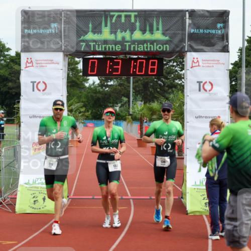 15.06.2025 - 7 Türme Triathlon Michael Strokosch http://msf.ph/oto/7929929 15.06.2025 10:31:09 Ziel 129, 130, 132 meine-sportfotos.de